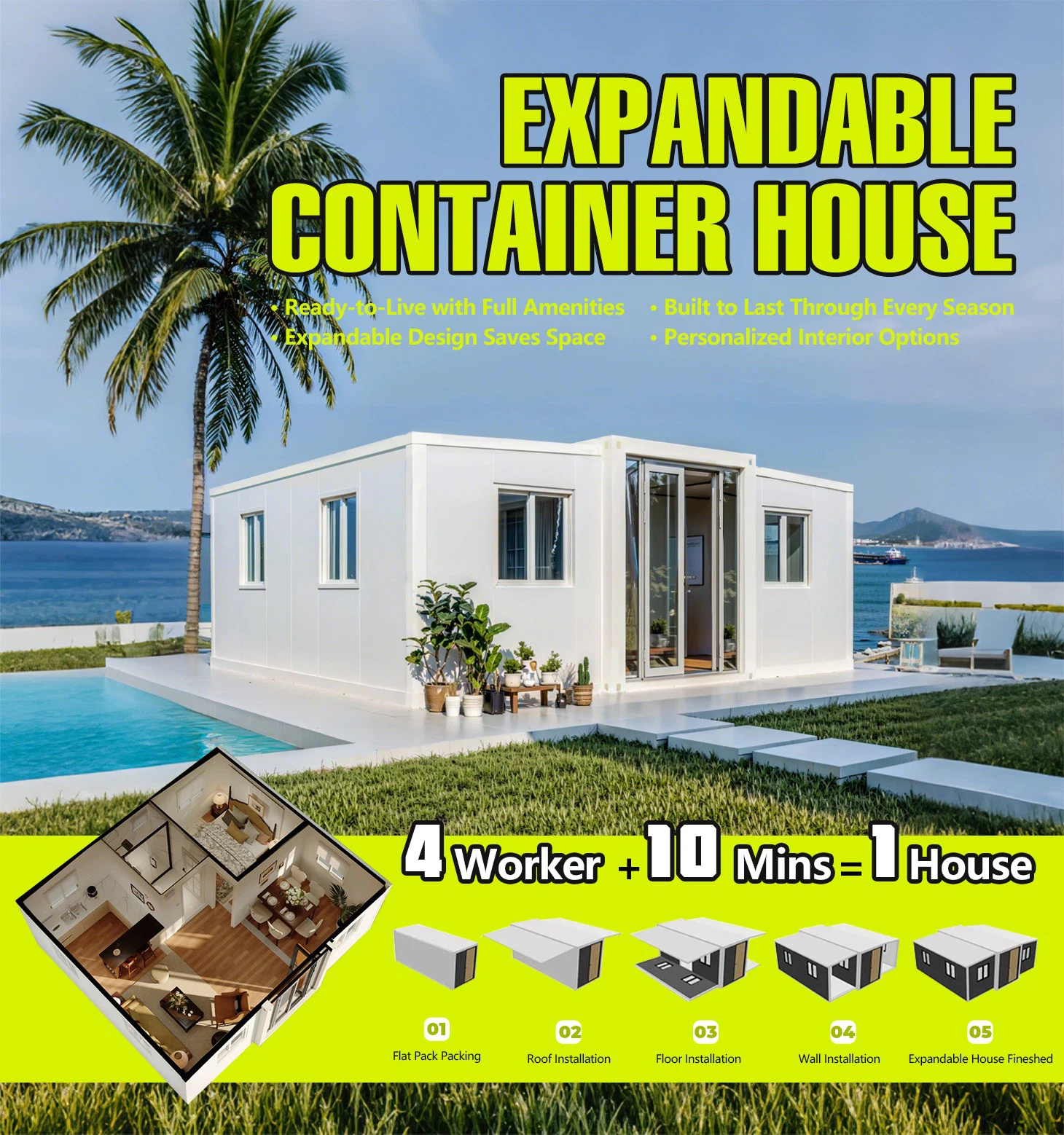 Expandable 40Ft Mobile Container House Expandable 40Ft Mobile Container House